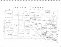 South Dakota State Map, Douglas County 1968